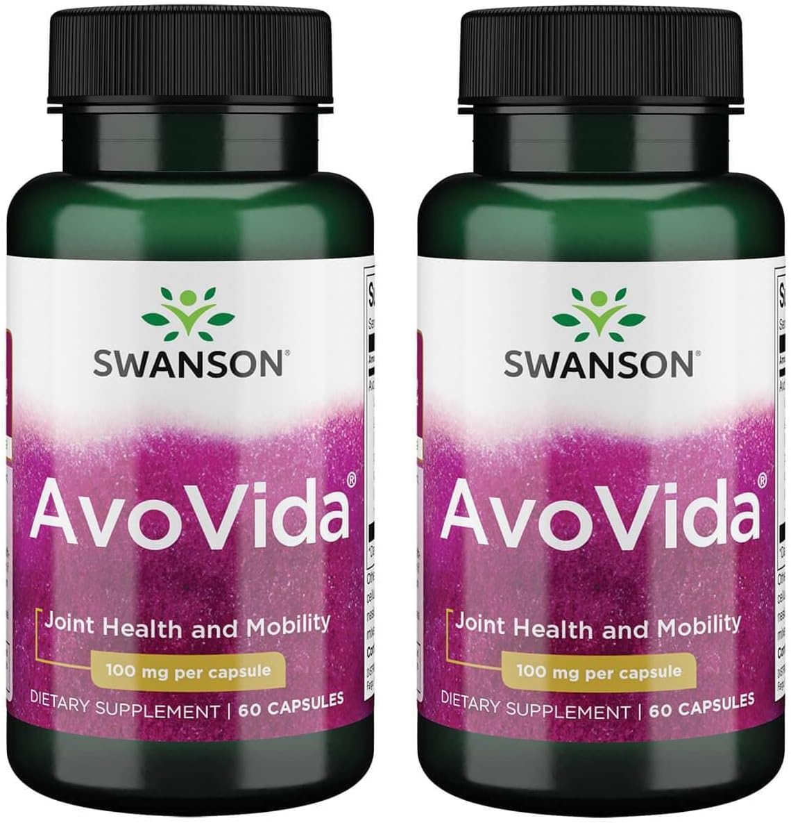 Swanson Avovida 100 Milligrams 60 Capsules (2 Pack)