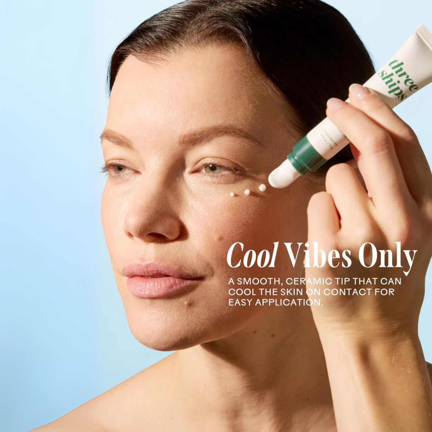 Three Ships First Light Vitamin C + Caffeine Eye Cream- Visibly Brightens + De-Puffs, Reduces Look Of Dark Circles, Brightening Under Eye Cream (15G) : Beauty & Personal Care