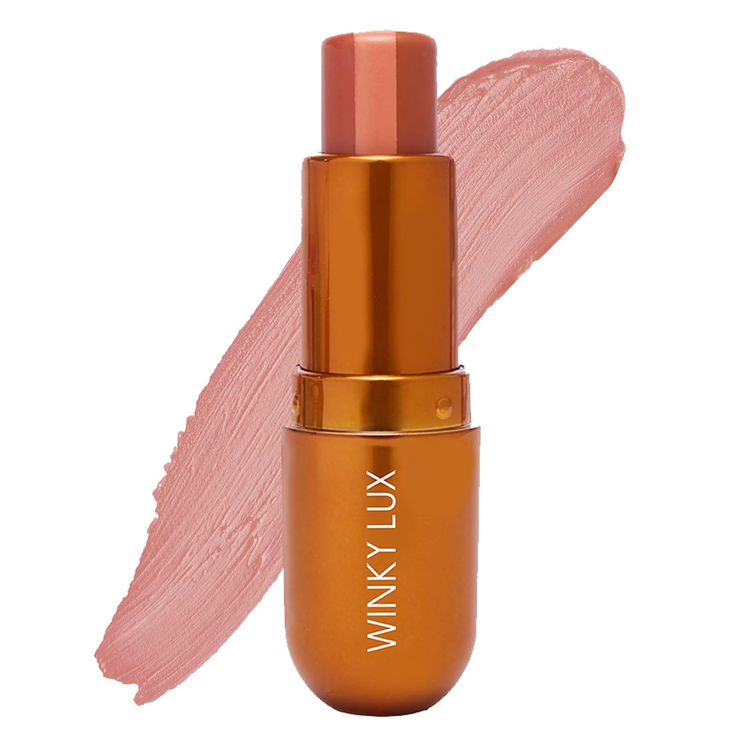 Winky Lux Rainbow Tri Tinted Lip Balm – Hydrating, Nourishing Lip Care With Jojoba Oil & Vitamin E, Sheer Pink Tint, Moisturizes & Softens Dry Lips, Buttery Soft With Juicy Finish