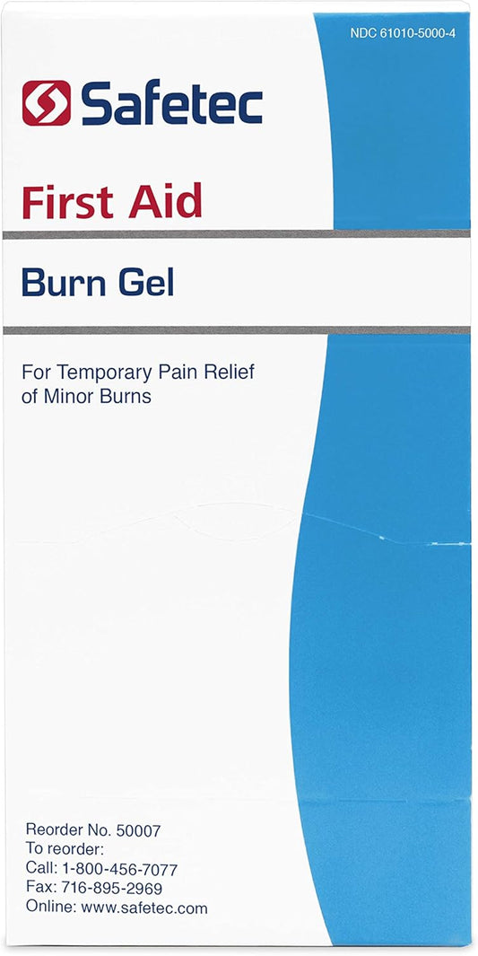 Safetec Burn Gel.9 G. Pouch 144 Ct. Box (12 Boxes/Case)