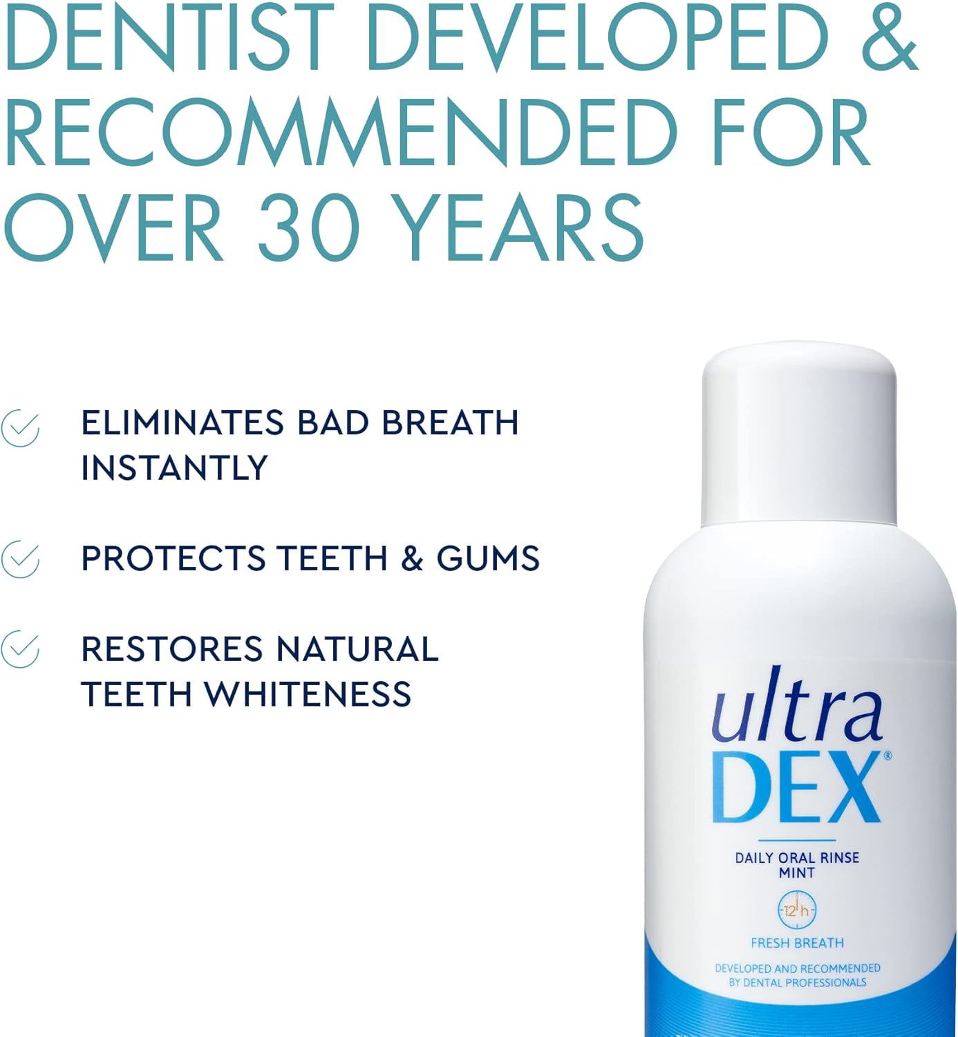 UltraDEX Daily Oral Rinse, Mint 500ml : Amazon.co.uk: Health & Personal Care