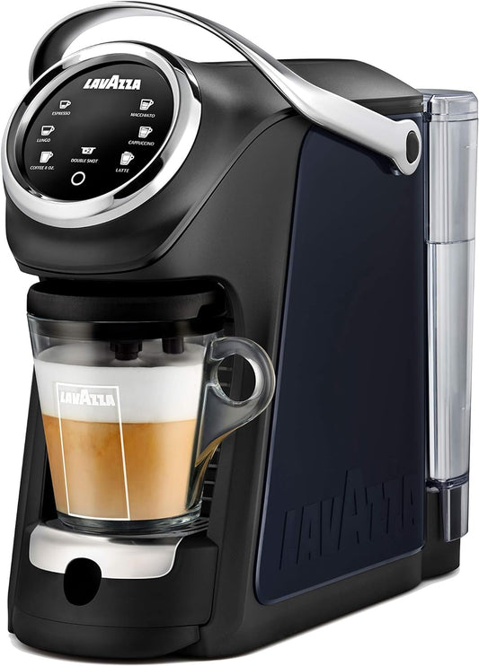 Lavazza Expert Coffee Classy Plus Single Serve All-In-One Espresso & Coffee Brewer Machine - Lb 400 - (Includes Built-In Milk Vessel/Frother)