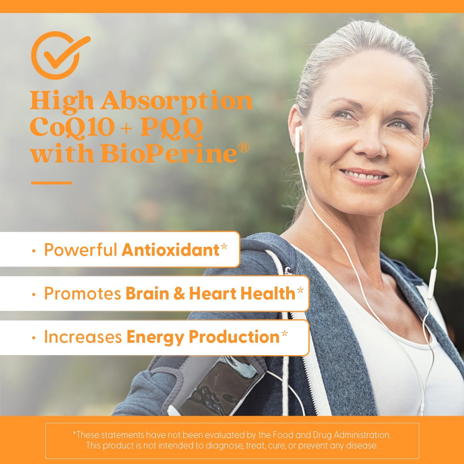 Doctor'S Best High Absorption Coq10 Plus Pqq, Cognitive Support, Usp Verified, Naturally Fermented Coq10, Non-Gmo, Gluten Free, Soy Free, Vegan 60 Veggie Caps : Health & Household