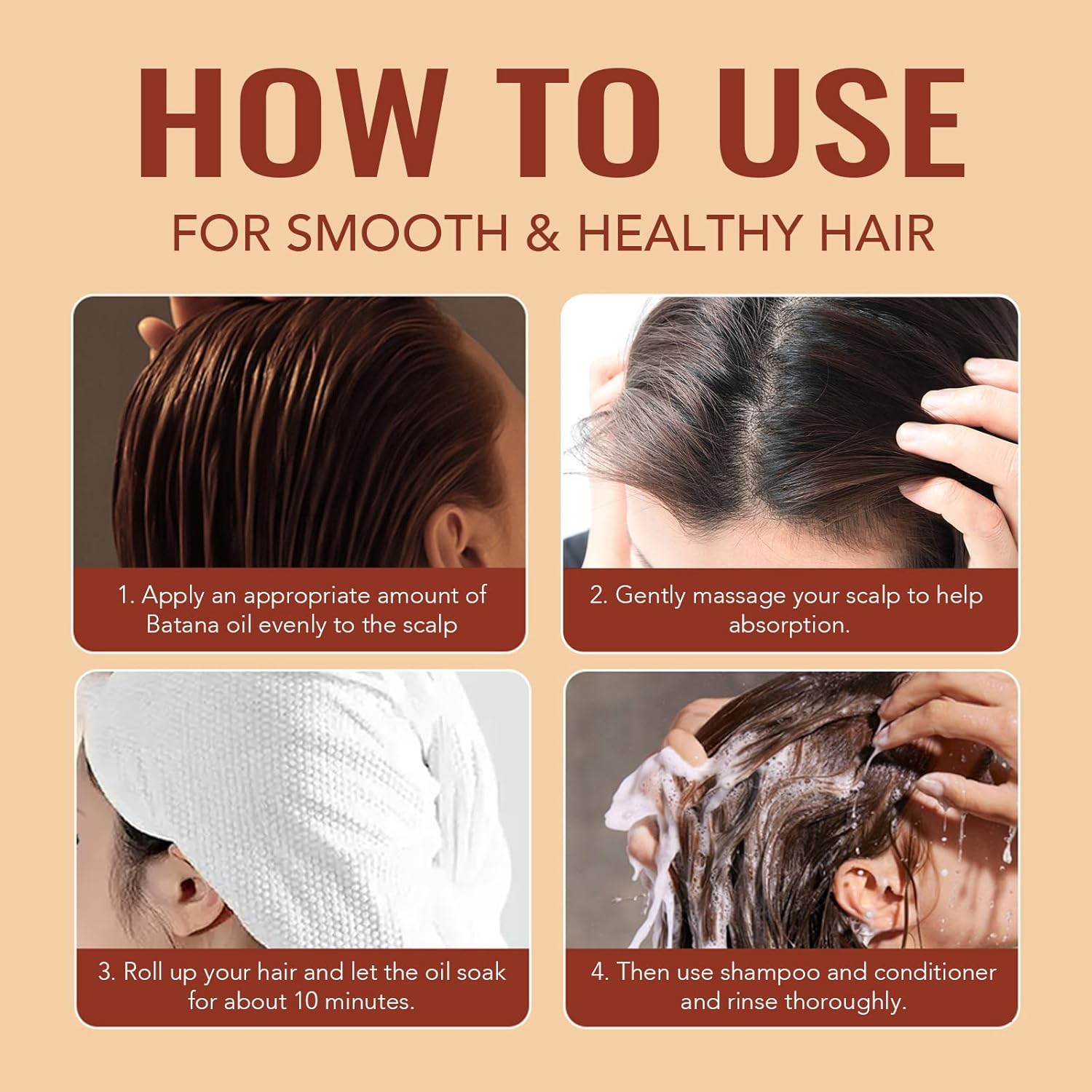 Yeokoe Batana Oil For Hair Growth Pure And Natural Raw Unrefined Dr Sebi,Hair Oil,Great For Skin Care And Hair Care Promotes Hair Thickness For Men Women : Beauty & Personal Care
