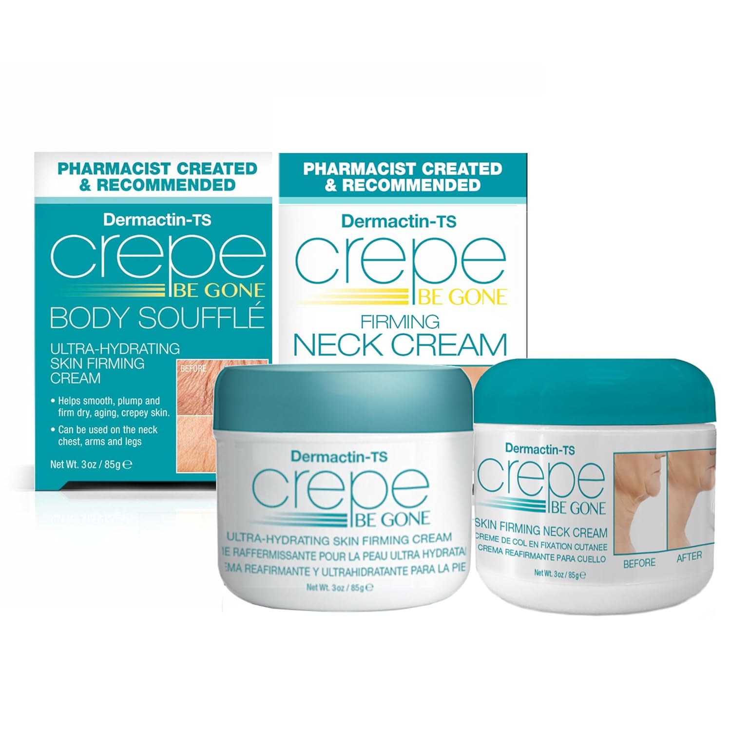 Crepe Be Gone Classic Body Souffle 3 Oz. And Firming Neck Cream 3 Oz. (2-Pc Set)