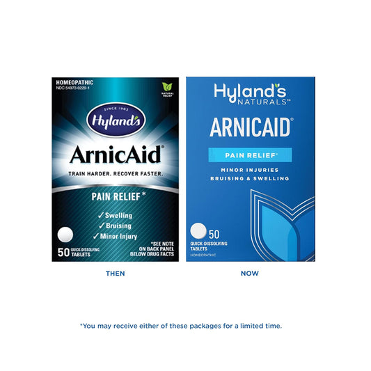 Hyland'S , Arnicaid, Pain Relief For Minor Injuries, Bruising, & Swelling, Quick Dissolving Tablets, 50 Count