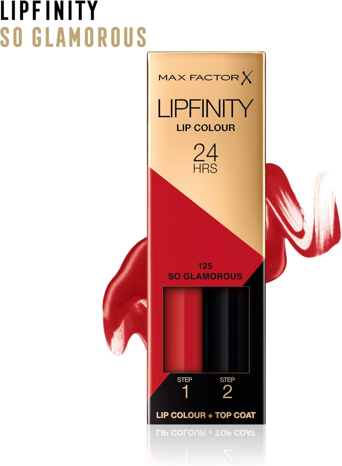Max Factor Hollywood Duo Set, 3PC Set, Nailfinity Red Carpect Ready 310, Nailfinity The Finale Gel Top Coat 100, Long Lasting Two Step Lipstock So Glamorous 125 : Amazon.co.uk: Beauty