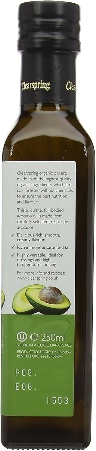 Clearspring Organic Avocado Oil, 250G (Pack Of 2)