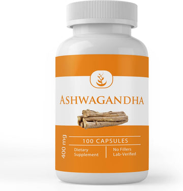 Pure Original Ingredients Ashwagandha (100 Capsules) Always Pure, No Additives Or Fillers, Lab Verified