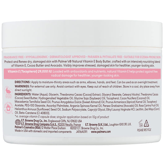 Palmer'S Vitamin E Body Butter, 7.25 Ounce