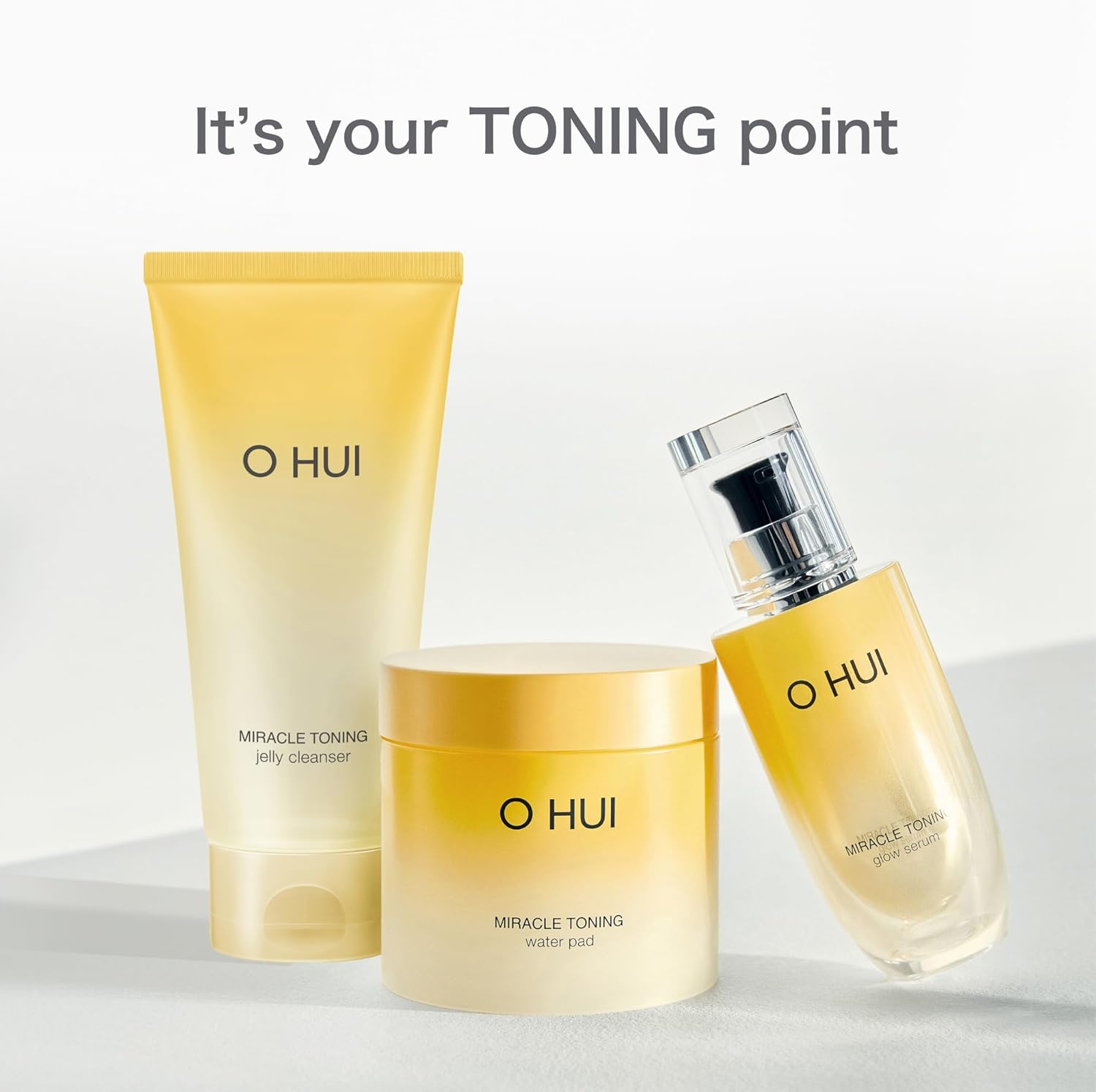 Ohui Miracle Toning Glow Serum | Travel Size 20Ml | Vitamin C Face Serum | Hyperpigmentation Treatment | Glowing Skin | Dullness| Hyaluronic Acid, Aha, Pha, Niacinamide | Korean Skin Care | Essence