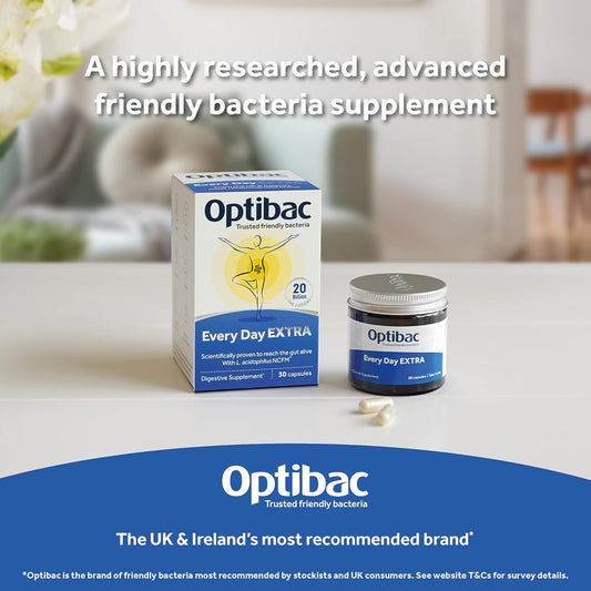 Optibac For Every Day Extra - Vegan 20 Billion Cfu Multi-Strain - 90 Capsules