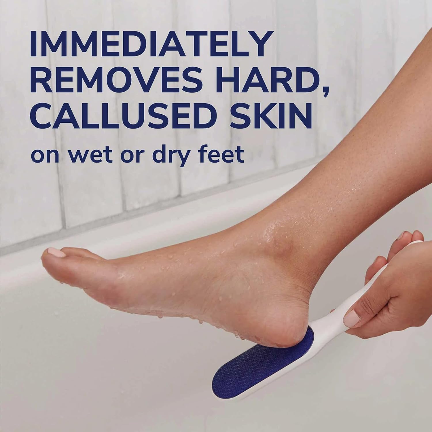 Dr. Scholl's Hard Skin Remover Nano Glass Foot File - Foot Callus Remover, Durable Foot Scrubber, Dead Skin Remover, Hygienic Pedicure Tool, Long Lasting Foot Buffer, Soft Smooth Feet : Beauty & Personal Care