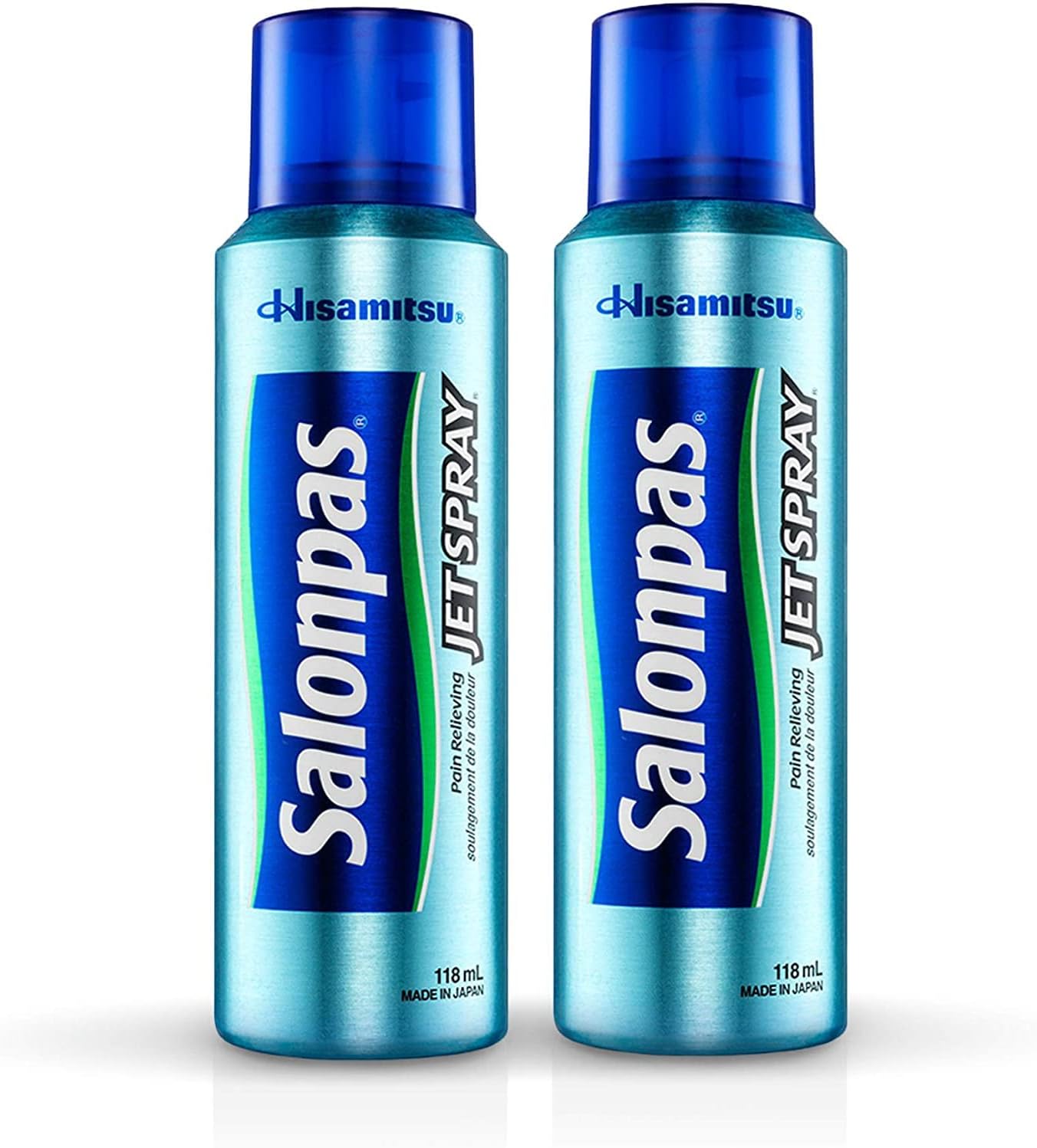 Salonpas pain relieving jet spray - 4 oz (2 PACK)