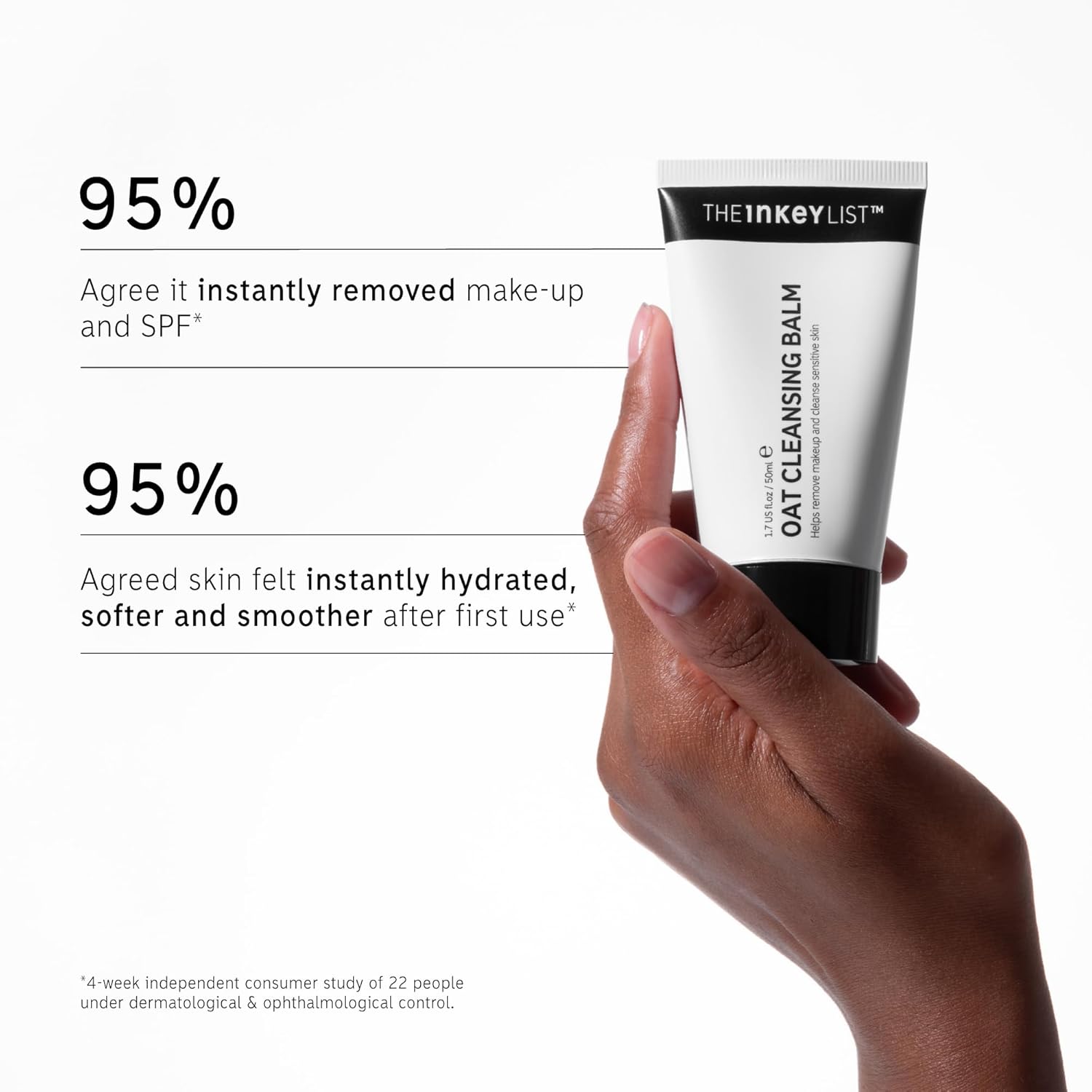 The Inkey List Mini Oat Cleansing Balm, Rich Balm Removes Makeup And Impurities, Reduces Redness, Travel Size, 1.69 Fl Oz Each : Beauty & Personal Care