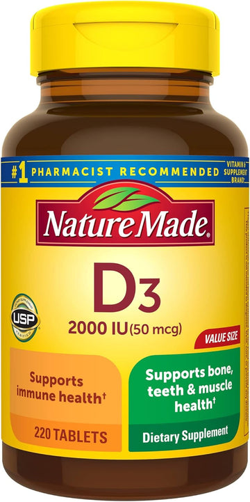 Nm Vitamin D 2000Oiu Size 220Ct Pv Vitamin D 2000Oiu 220Ct