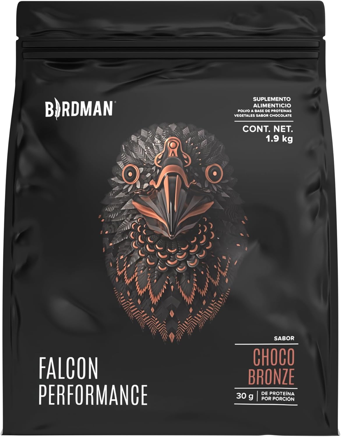 Falcon Performance Premium Sport Protein Powder Plus Creatine, 31G Protein And 5G Creatine Per Serving, No Inflammation, No Acne, Chocolate Flavor | 1.9Kg