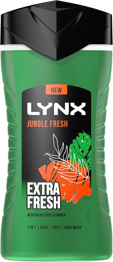 Lynx Jungle Fresh 3-In-1 Body Wash 500 Ml
