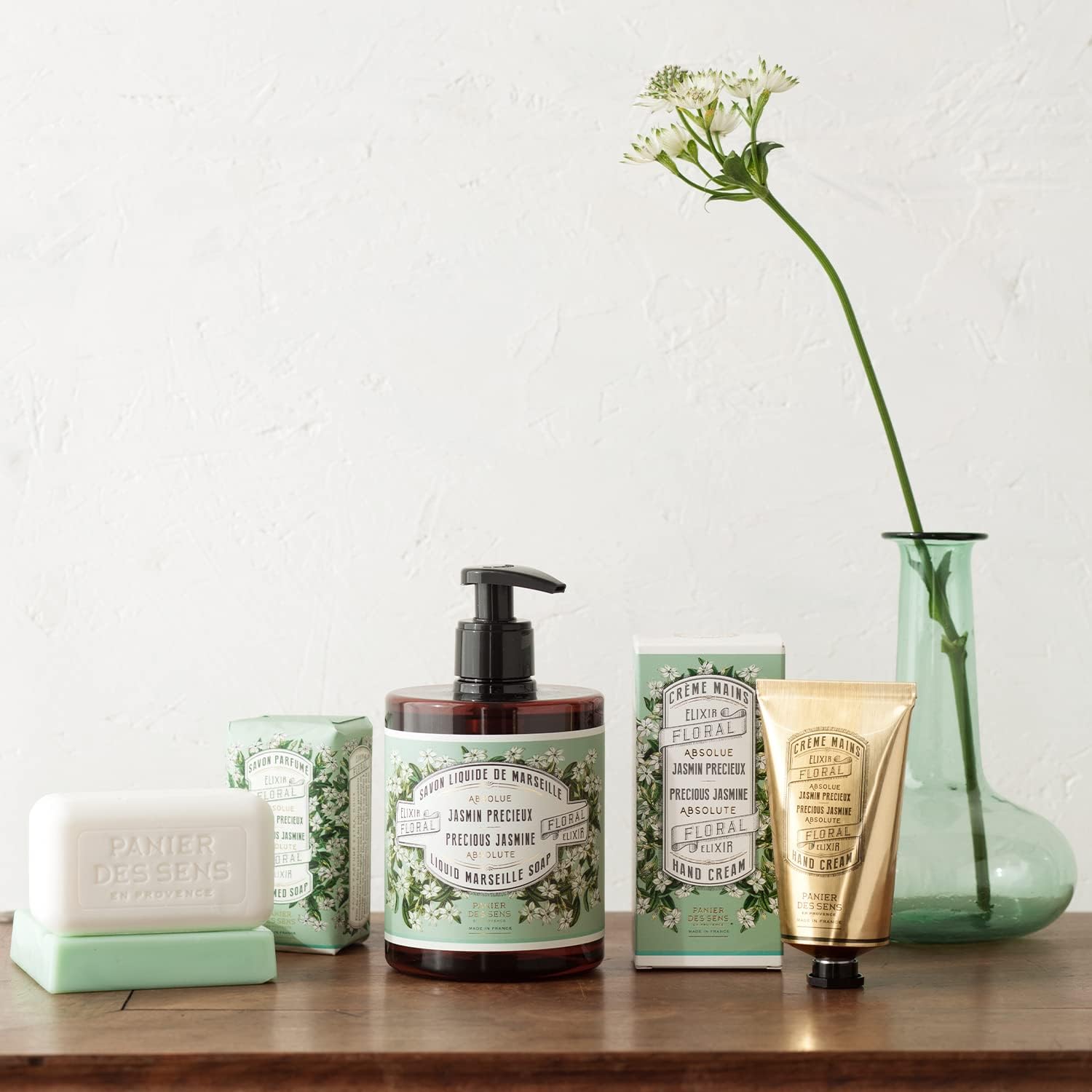Panier Des Sens - Jasmine Hand Cream - Hand Cream For Very Dry Hands And Skin - For Women And Men - With Almond & Olive Oil - Vegan Made In France 96% Natural Ingredients - 75Ml