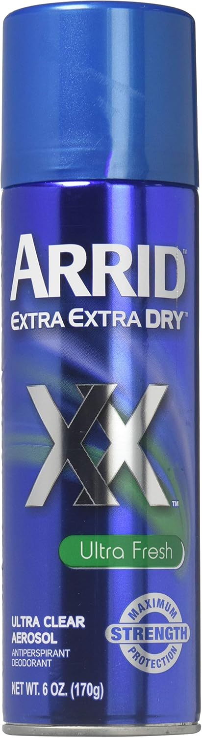 Arrid Extra Extra Dry Xx Ultra Fresh Antiperspirant Deodorant, 6 Oz, 2 Count