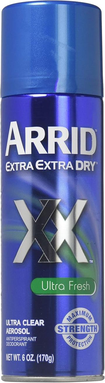 Arrid Extra Extra Dry Xx Ultra Fresh Antiperspirant Deodorant, 6 Oz, 2 Count