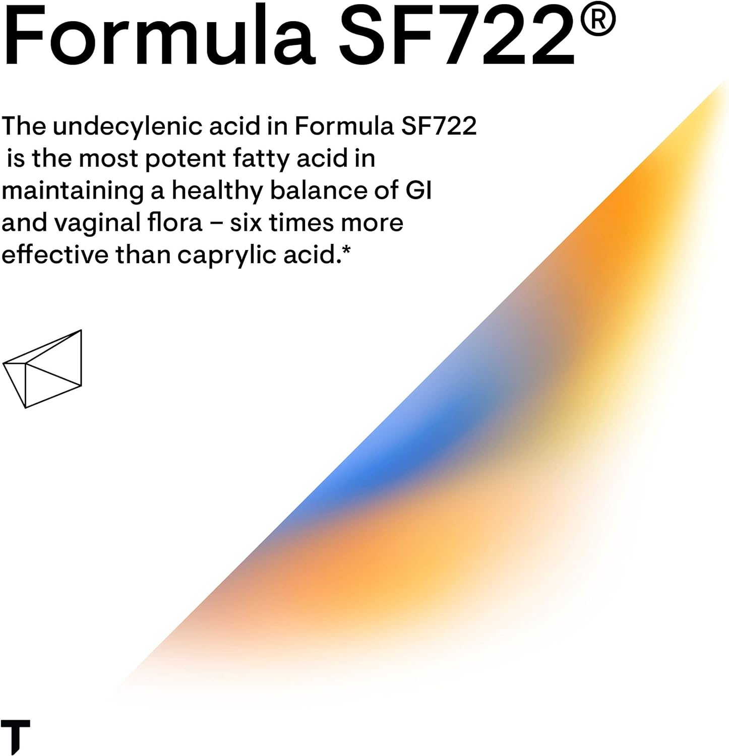 THORNE Undecylenic Acid (Formerly Formula SF722) - 250 mg of Undecylenic Acid - Fatty Acid Support for a Healthy Balance of Gut and Vaginal Flora - Gluten Free - 250 Gelcaps - 50 Servings : Health & Household