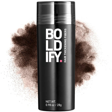 Boldify Hair Fibers (12G) - Fill In Thinning And Fine Hair For An Instantly Fuller, Thicker Look - 14 Shades For Women & Men - Gray