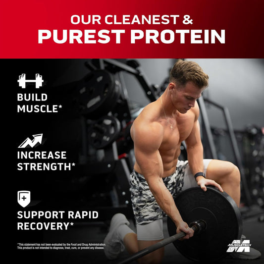 Muscletech Iso Whey Isolate Protein Powder, Chocolate - Post Workout Gym Supplement For Lean Muscle Gain, Body Building Weight Gainer & Recovery - 25G Protein, Bcaa, Eaa & 0 Added Sugar - 5Lbs