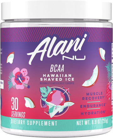 Alani Nu Bcaa Sour Peach Ring | Branch Chain Essential Amino Acids | 2:1:1 Formula | Supplement Powder | Muscle Recovery Vitamins For Post-Workout | 30 Servings