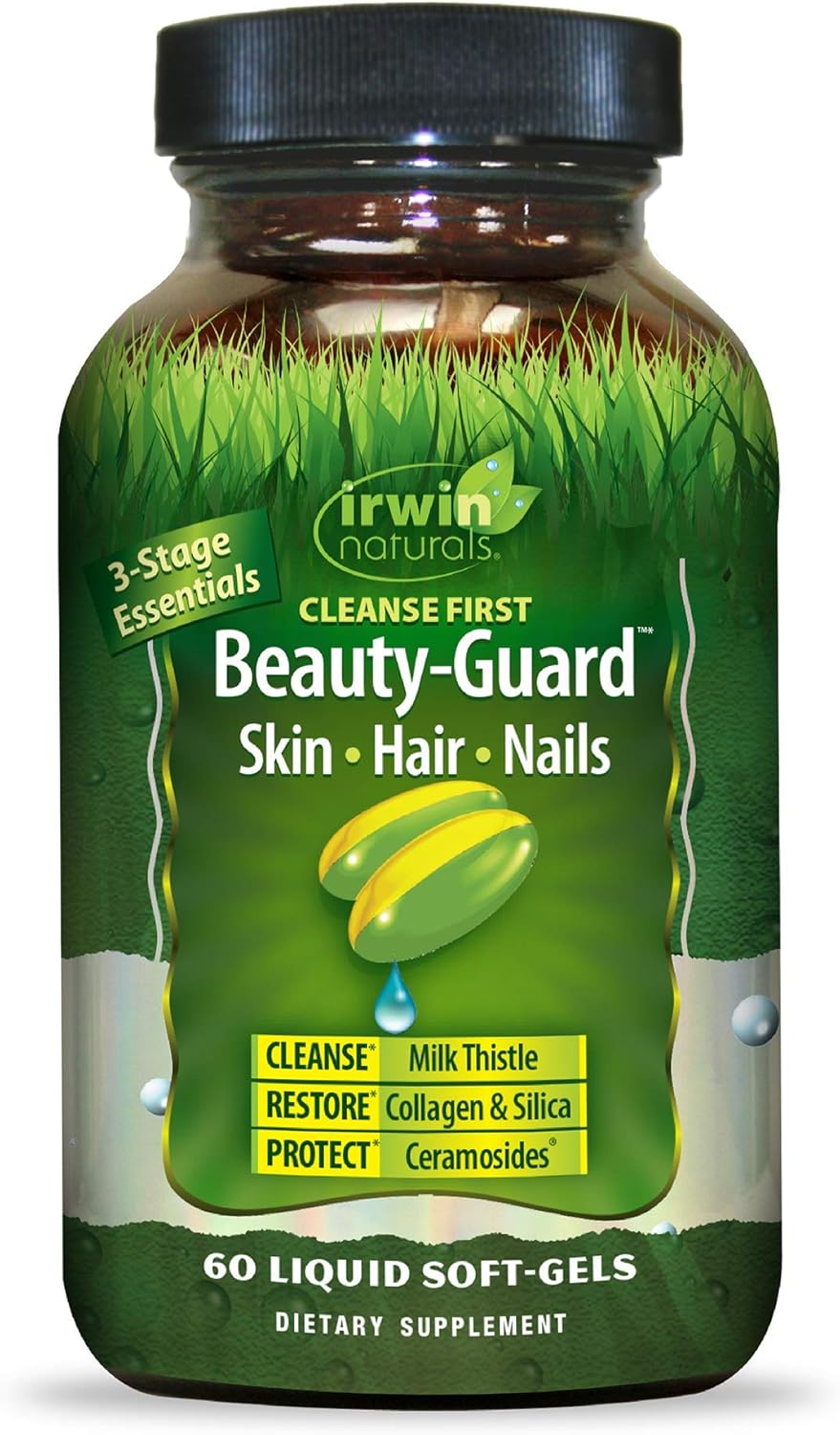 Irwin Naturals Cleanse First Beauty-Guard 60 Liquid Softgel