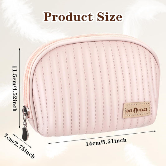 Sanitary Napkin Storage Bag, Period Holder Bag Portable Period Kit Sanitary Pad Storage Bag Pad Holder Period Pouch with Zipper Menstruation First Period Bag for Girls Women