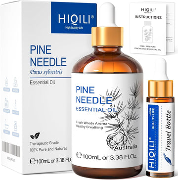 HIQILI Pine Essential Oil,100% Pure Natural Premium Quality,for Diffuser Skin Candle Making - 3.38 Fl Oz