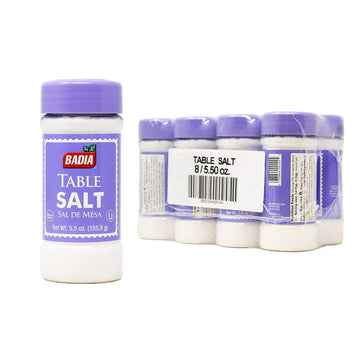 Badia Table Salt, 5oz (Pack Of 8)