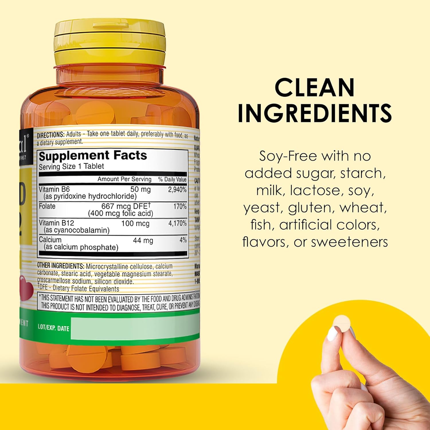 Buy Mason Natural Folic Acid With B,6 & B,12, 90 Day Supply, Supports Normal Heart Health And Metabolic Function On  Free Shipping On Qualified Orders