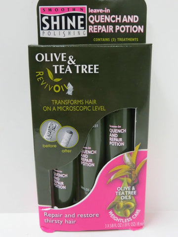 Smooth N Shine Olive &Tea Tree Quench & Repair Potion 3'S 5.8 Oz
