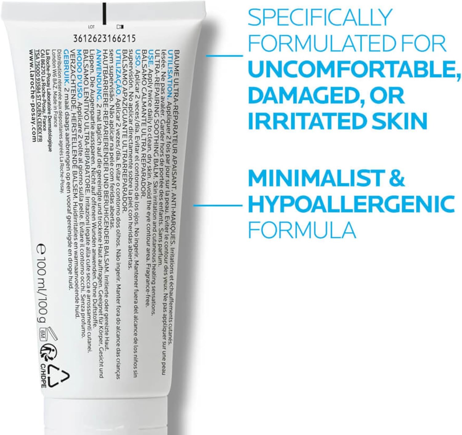 La Roche-Posay Baby Cicaplast Baume B5 Multi-Purpose Repairing Balm Suitable For Babies 100Ml