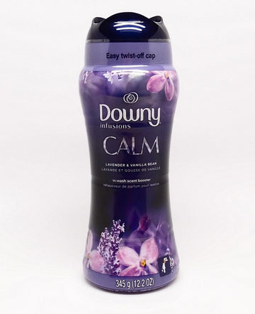 Downy Infusions In-Wash Laundry Scent Booster Beads, CALM, Soothing Lavender and Vanilla Bean, 12.2 oz : Everything Else