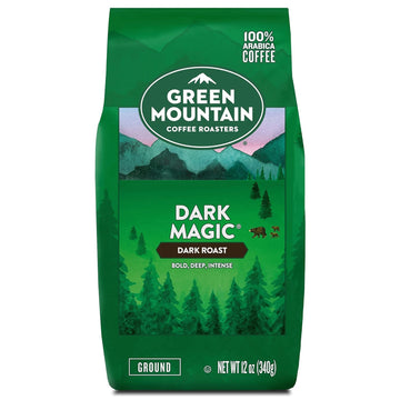 Green Mountain Coffee Roasters, Dark Magic, Ground Coffee, Dark Roast, Bagged 12oz