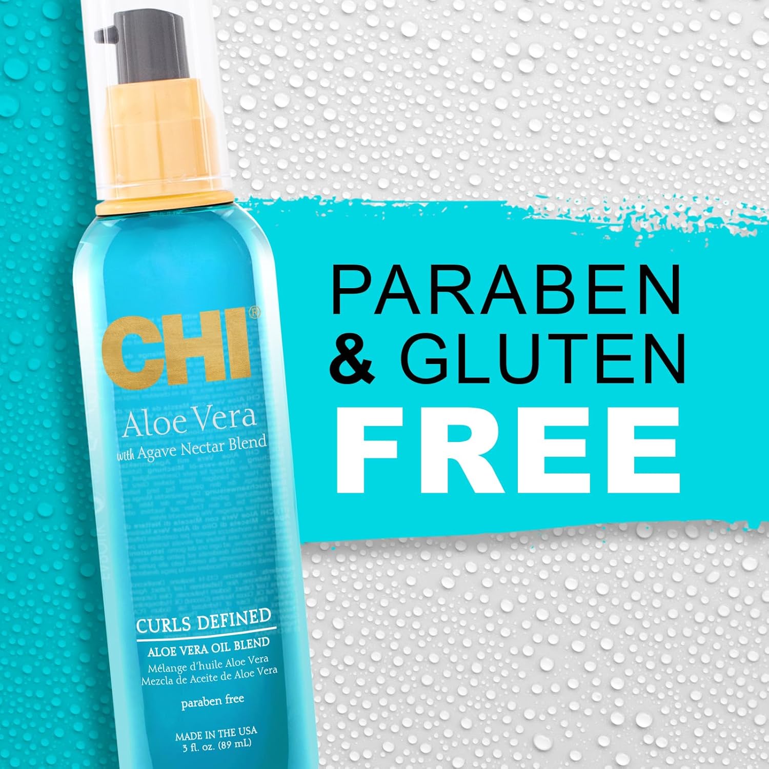 CHI Aloe Vera, Culs Defined Hair Oil, 89 ml, White : Amazon.co.uk: Beauty