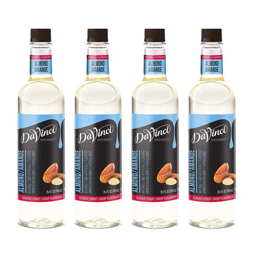 Davinci Gourmet Classic Almond Syrup, 25.4 Fluid Ounce (Pack Of 4)