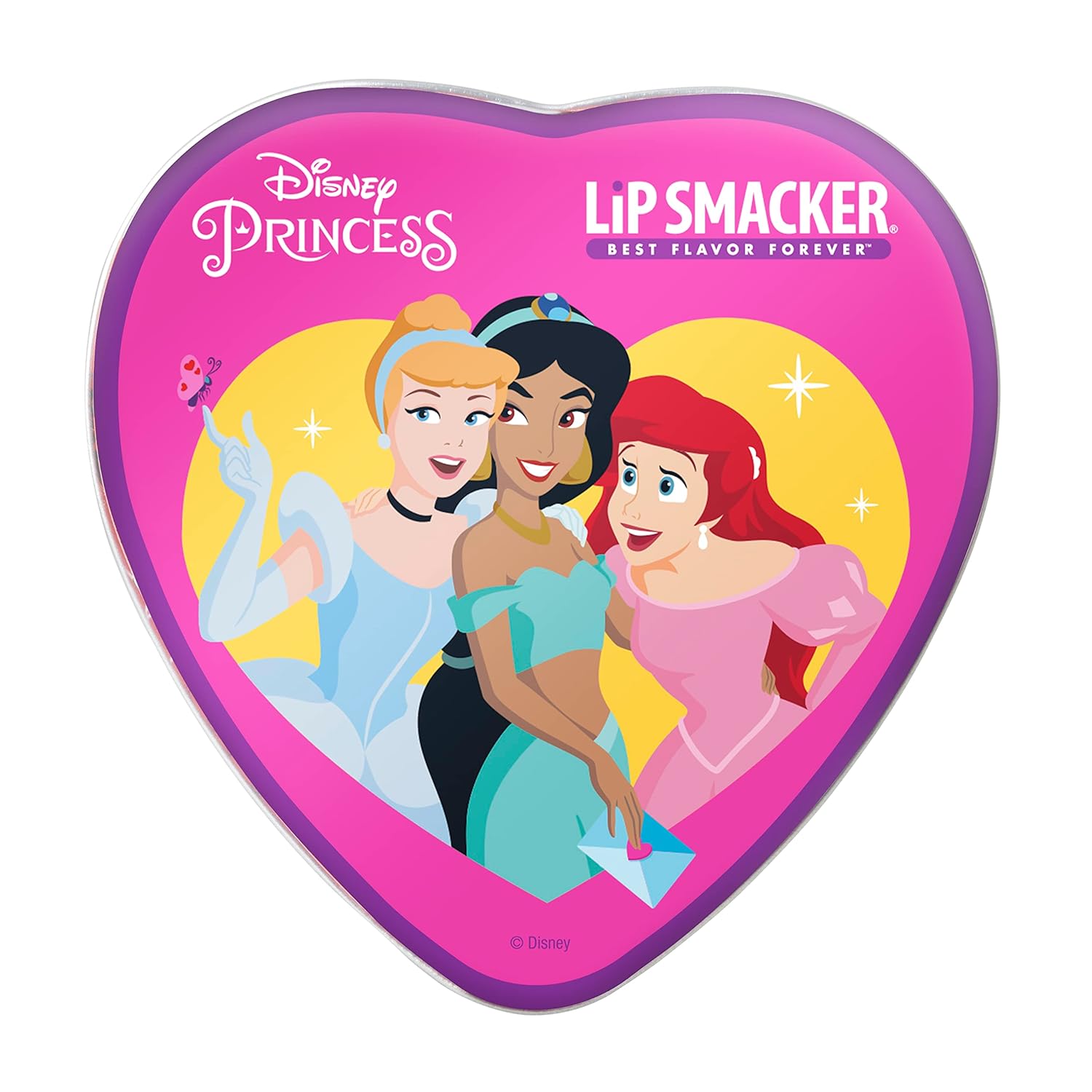Lip Smacker Valentine's Day Collection Disney Princess Lip Balm Tin : Beauty & Personal Care