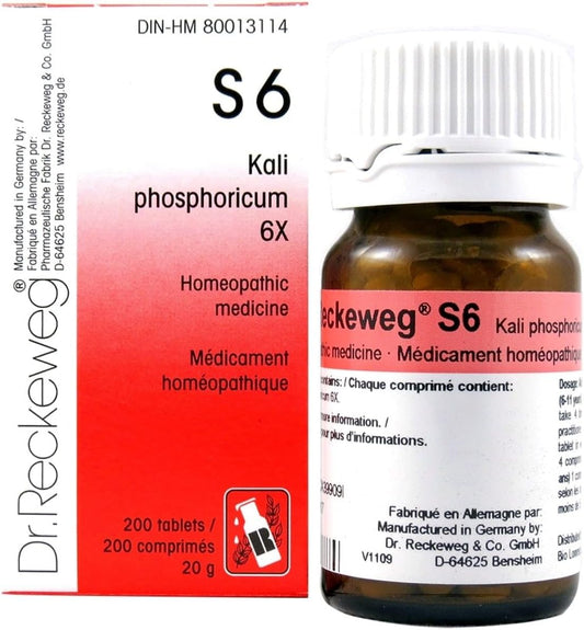 Dr. Reckeweg S6 Kali Phosphoricum 12X : Health & Household