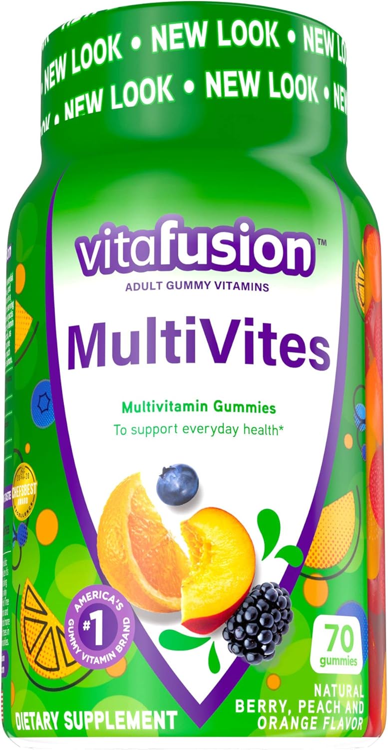 Vitafusion Multivites Gummy Vitamins, 70Ct (Pack Of 3)