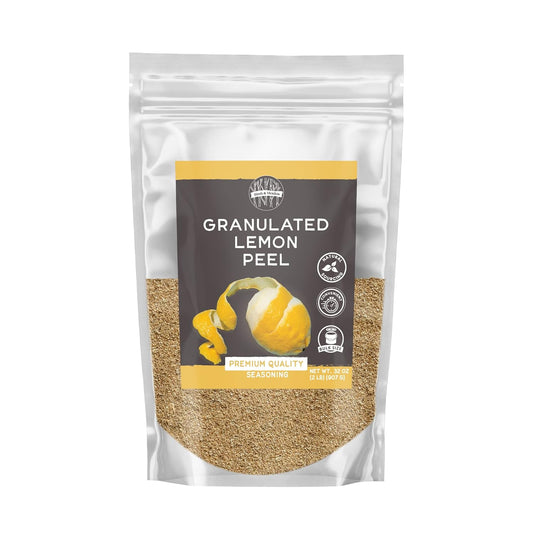 Birch & Meadow Granulated Lemon & Orange Peel Bundle, Various Sizes, Flavorful Seasonings, Fruity Taste