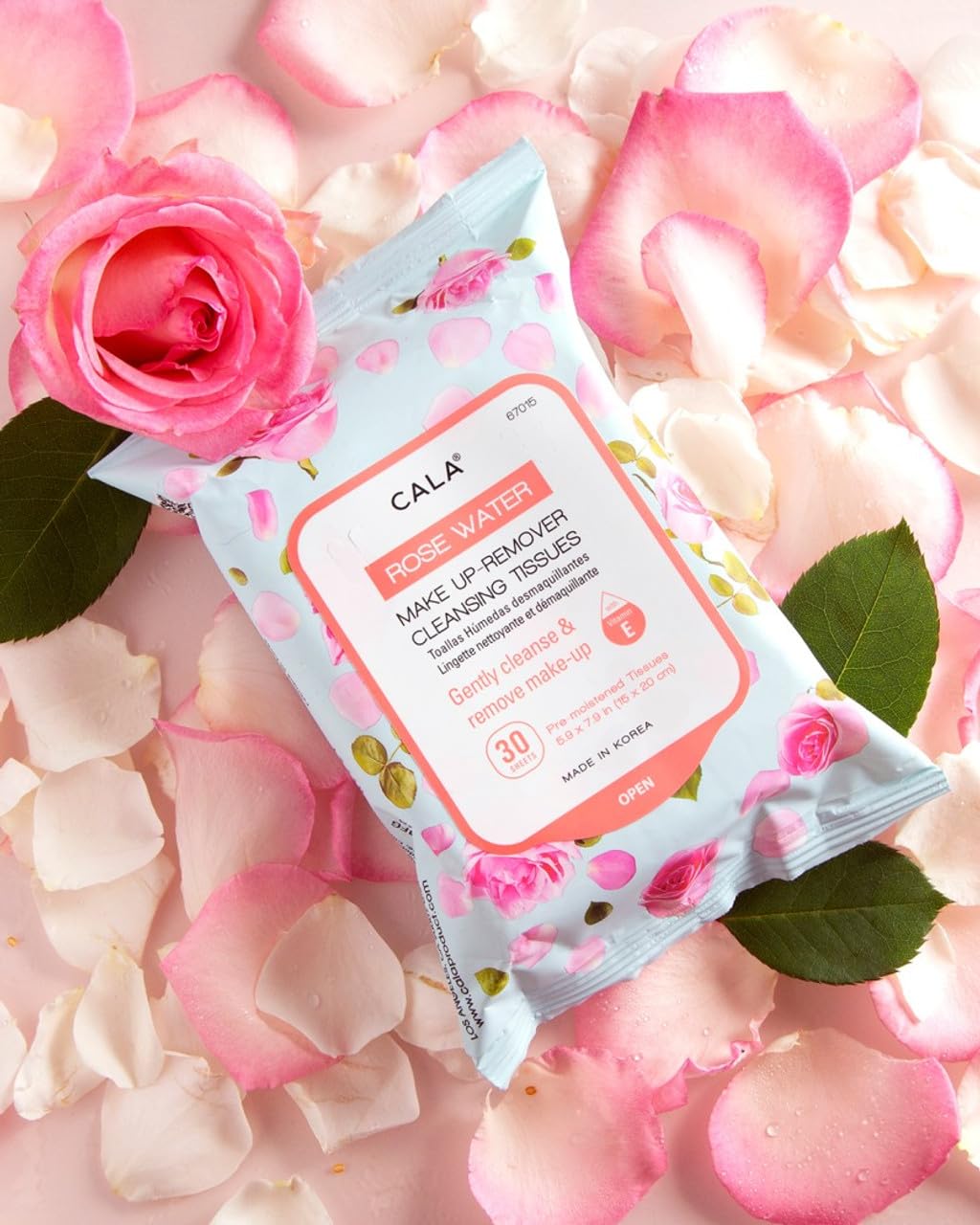 Makeup Remover Cleansing Tissues: Rosewater (30 Sheets) - Hydrating, Soothing Wipes For A Smooth, Radiant Complexion, Gentle On All Skin Types : Beauty & Personal Care