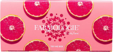 Farmologie | Try Me Gift Set | Pink Grapefruit | Skincare Gift Set | Dry & Sensitive Skin | Dermatologist Approved