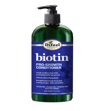 Difeel Pro-Growth Biotin Conditioner For Hair Growth 12 Oz. - Conditioner For Thin Hair