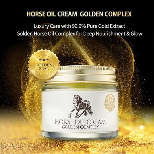 Charmzone Mayu Horse Oil & Gold Facial Cream – Korean Skincare With Horse Oil Extract & Golden Seal For Intense Moisturizing, Nourishing & Skin Vitality – All Skin Types (2.37 Fl. Oz / 70 Ml)