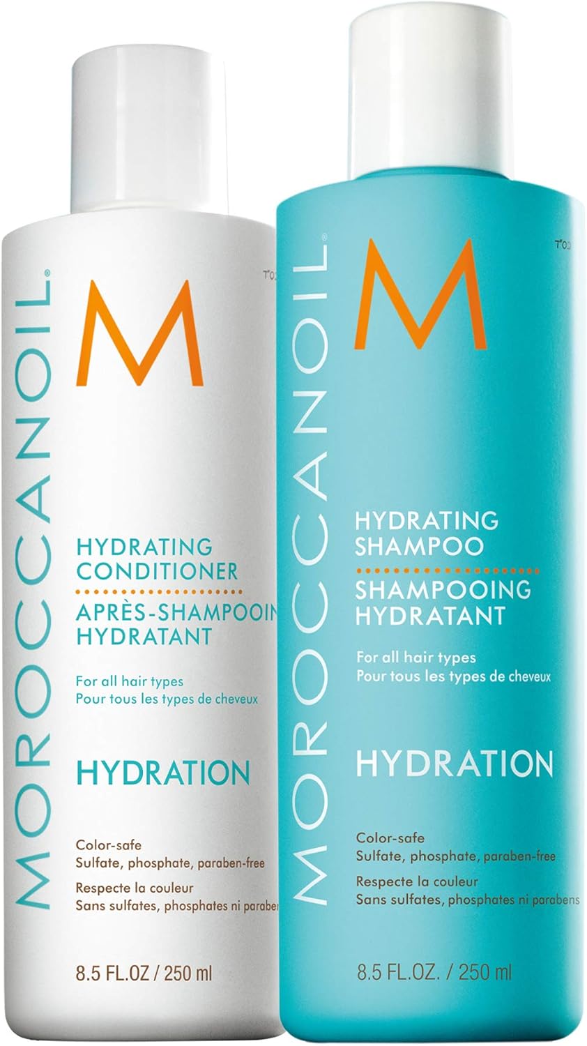 Moroccanoil Hydrating Shampoo And Conditioner Bundle, 250 Ml Each