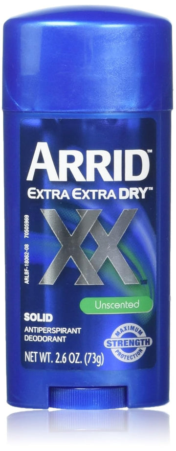 Arrid Xx Anti-Perspirant Deodorant Solid Unscented 2.6 Oz